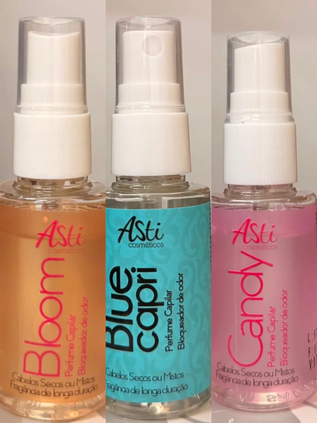 Perfume capilar asti