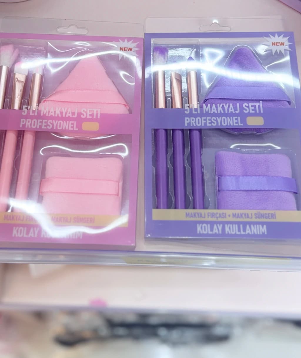 Kit DE PINCEL COM ESPOJA DE PO 5PC